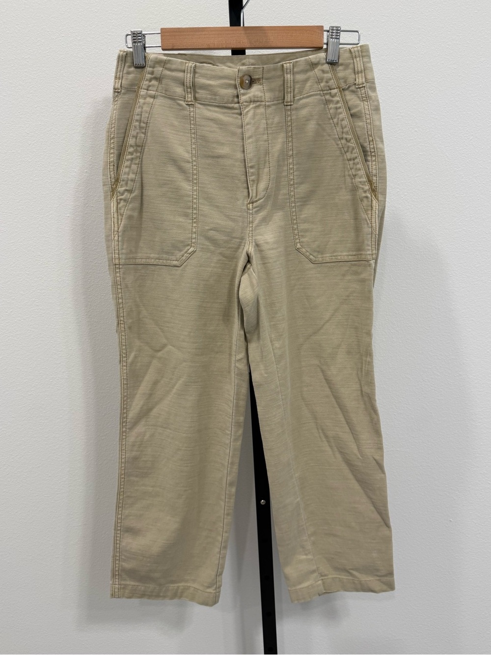 Faherty Stretch Utility Straight-Leg Chinos Tan 27/6 Casual Classic Minimalist